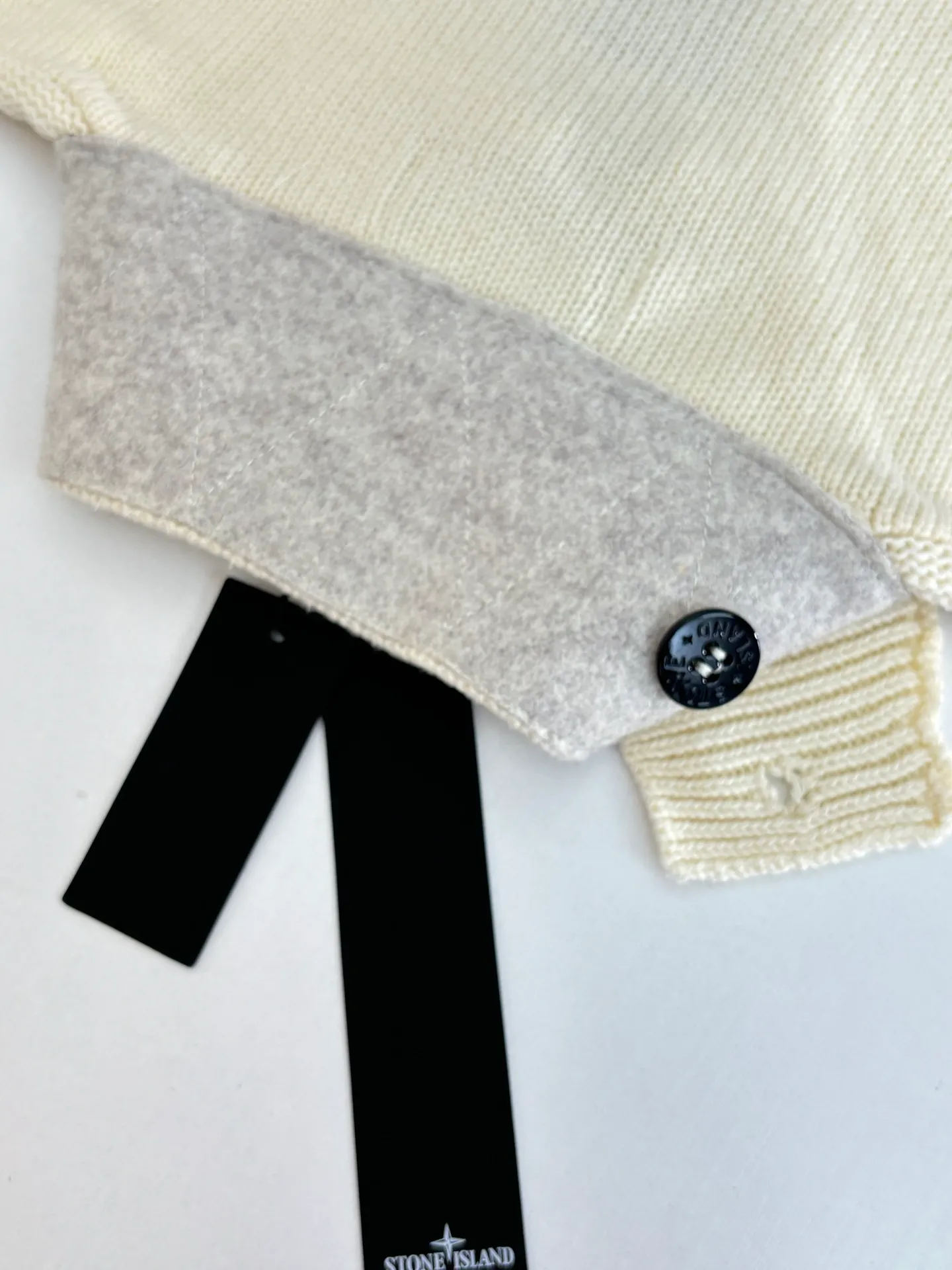 P610 Stone Island*/stone island wool knitted patchwork zipper cardigan jacket Size: S/M/L